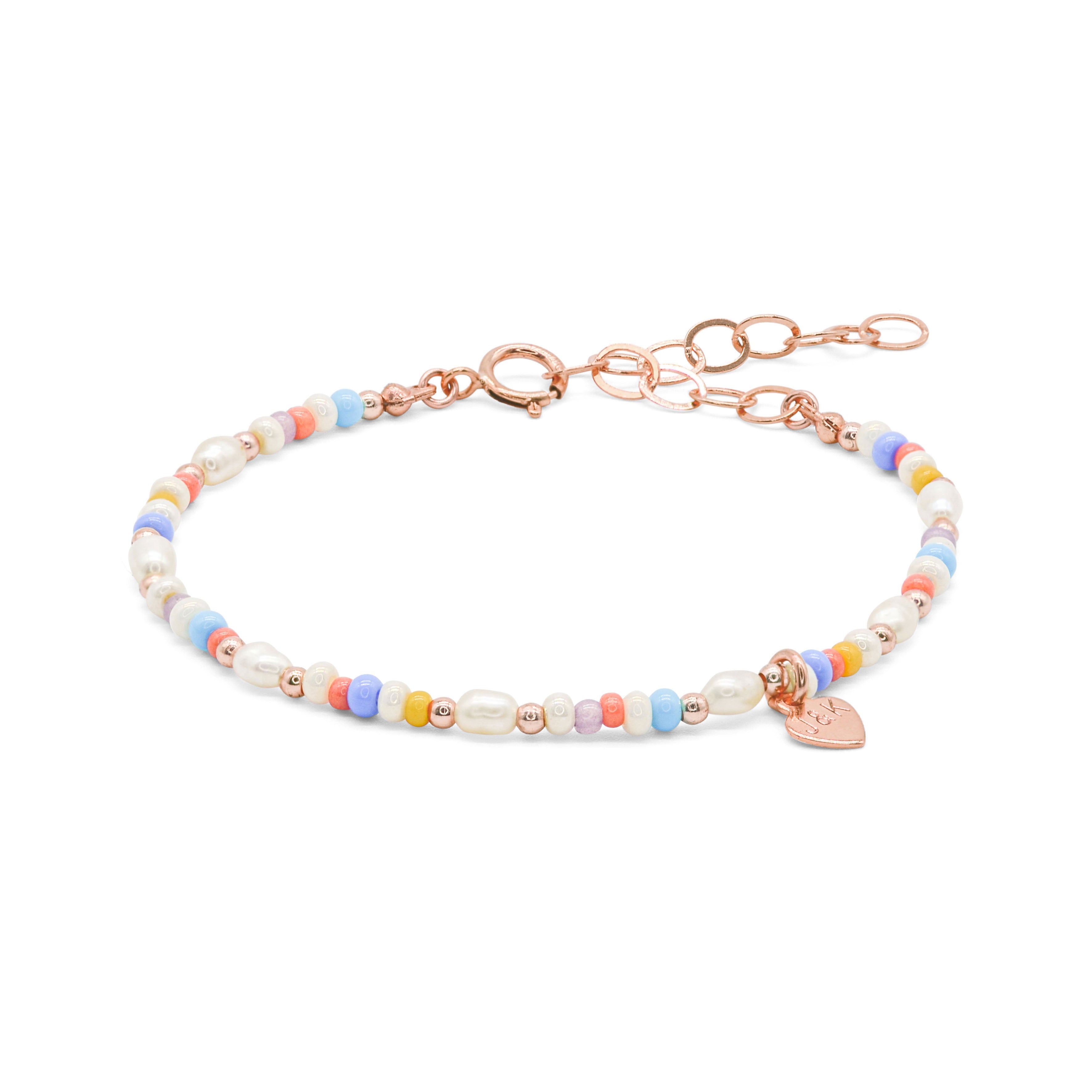 Buntes Perlenarmband