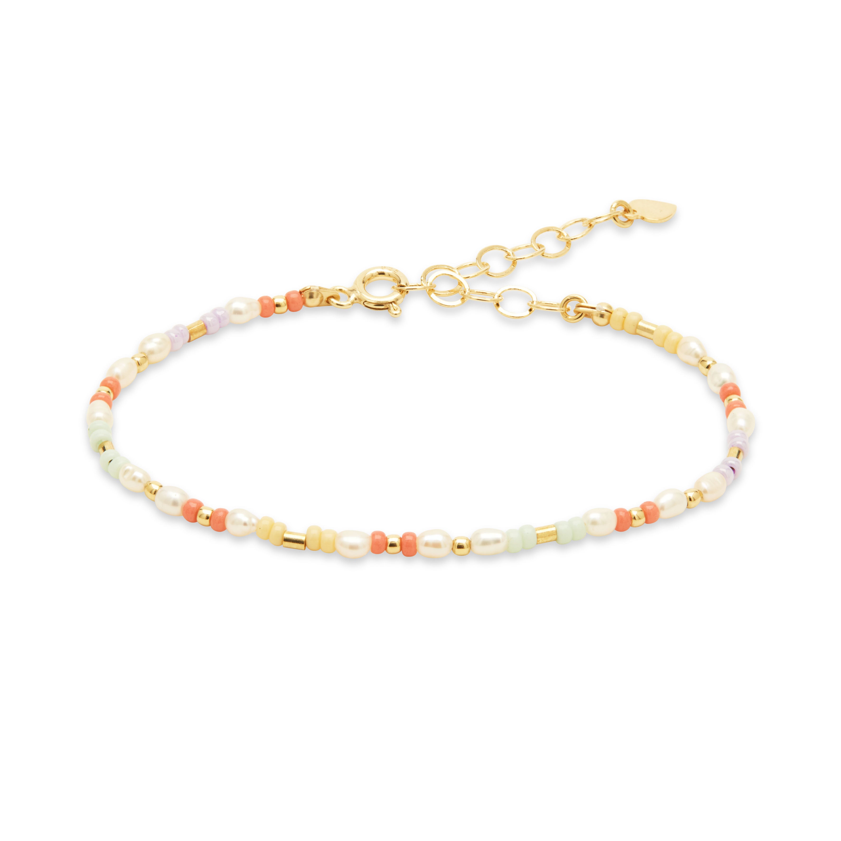 Perlenarmband Bunt