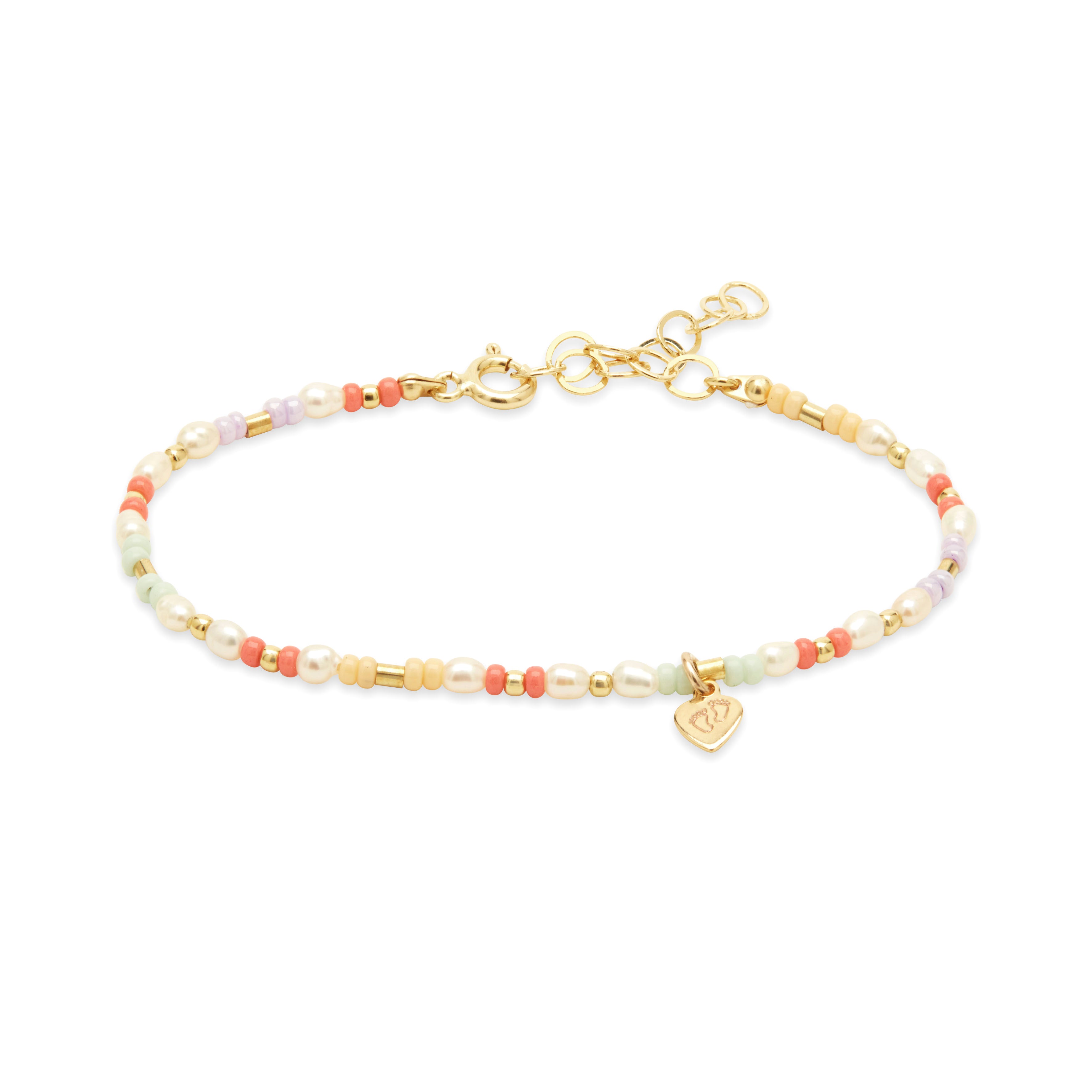 Perlenarmband Bunt