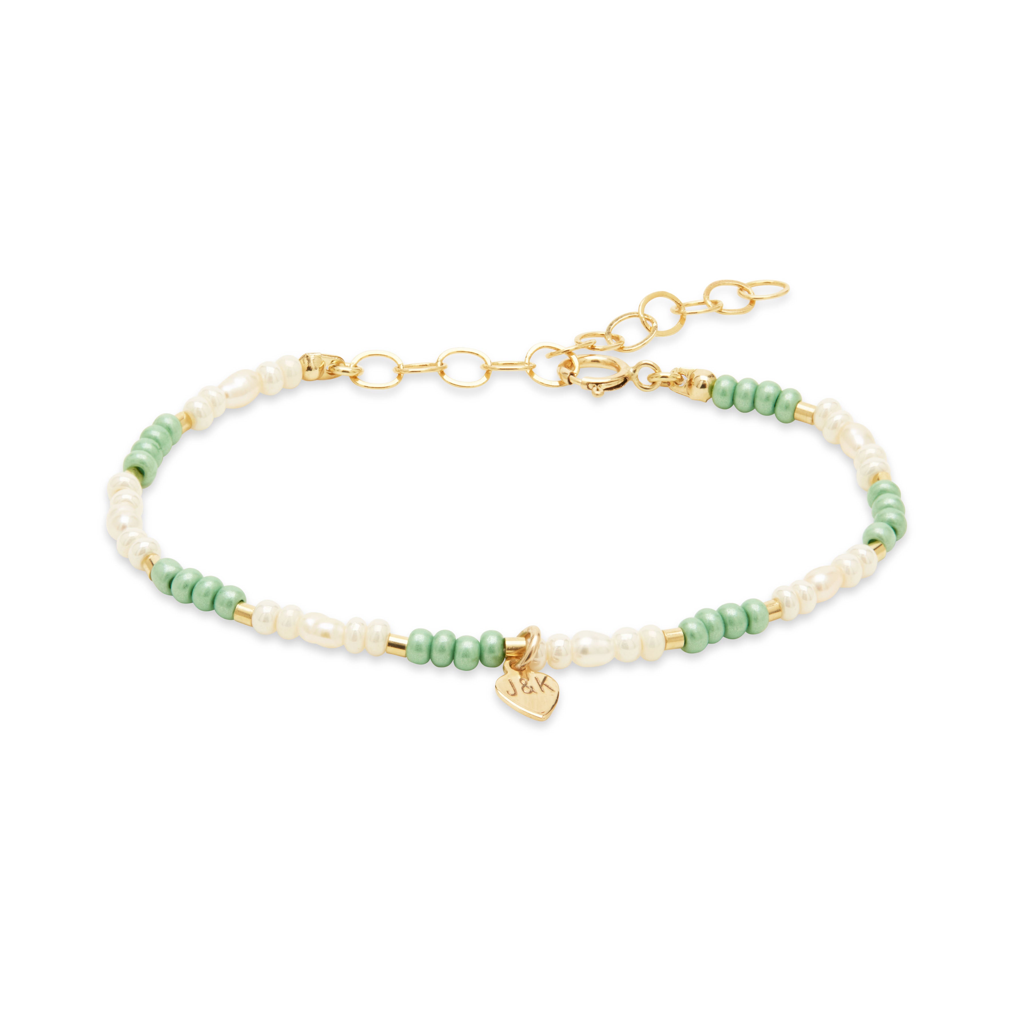Green pearl bracelet