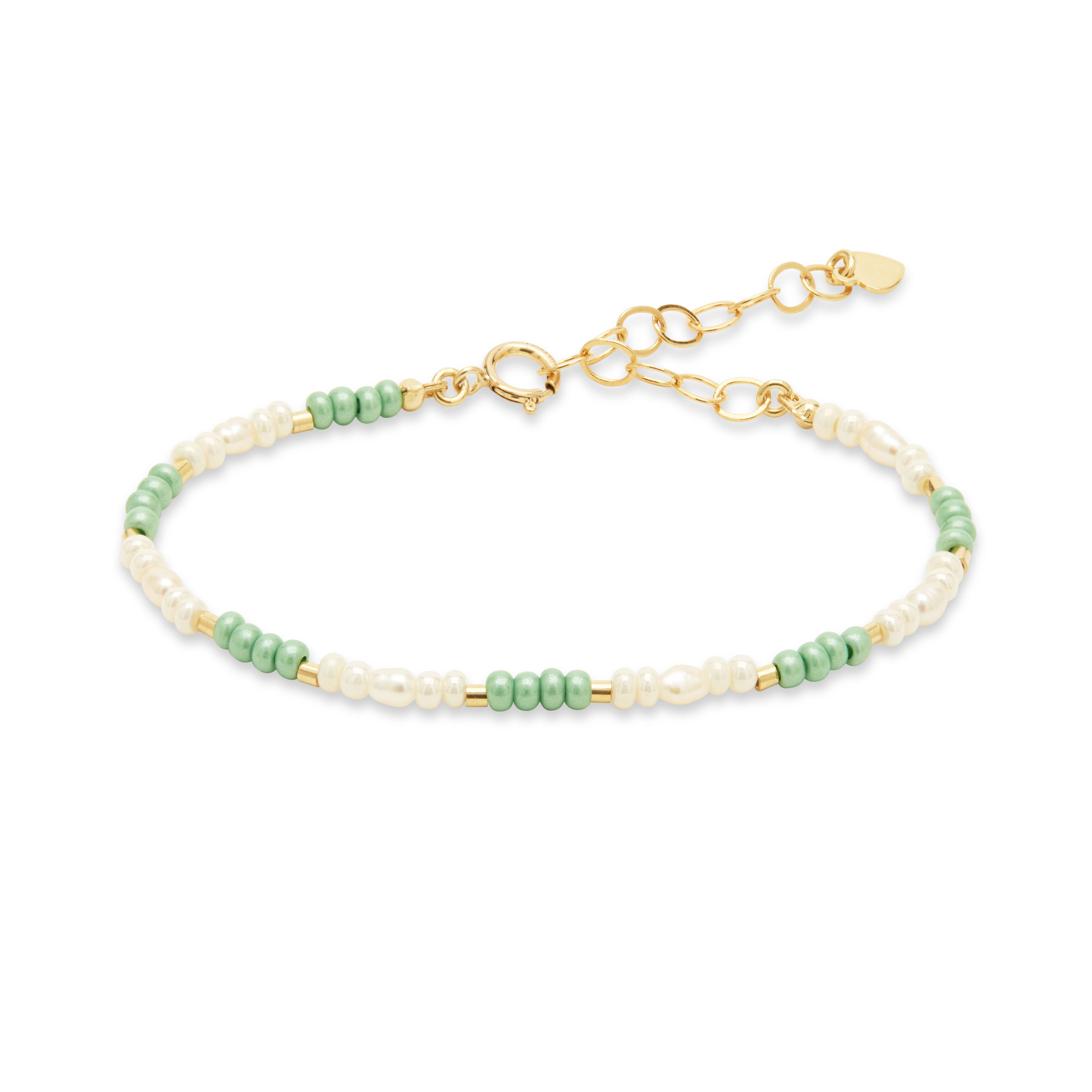 Green pearl bracelet