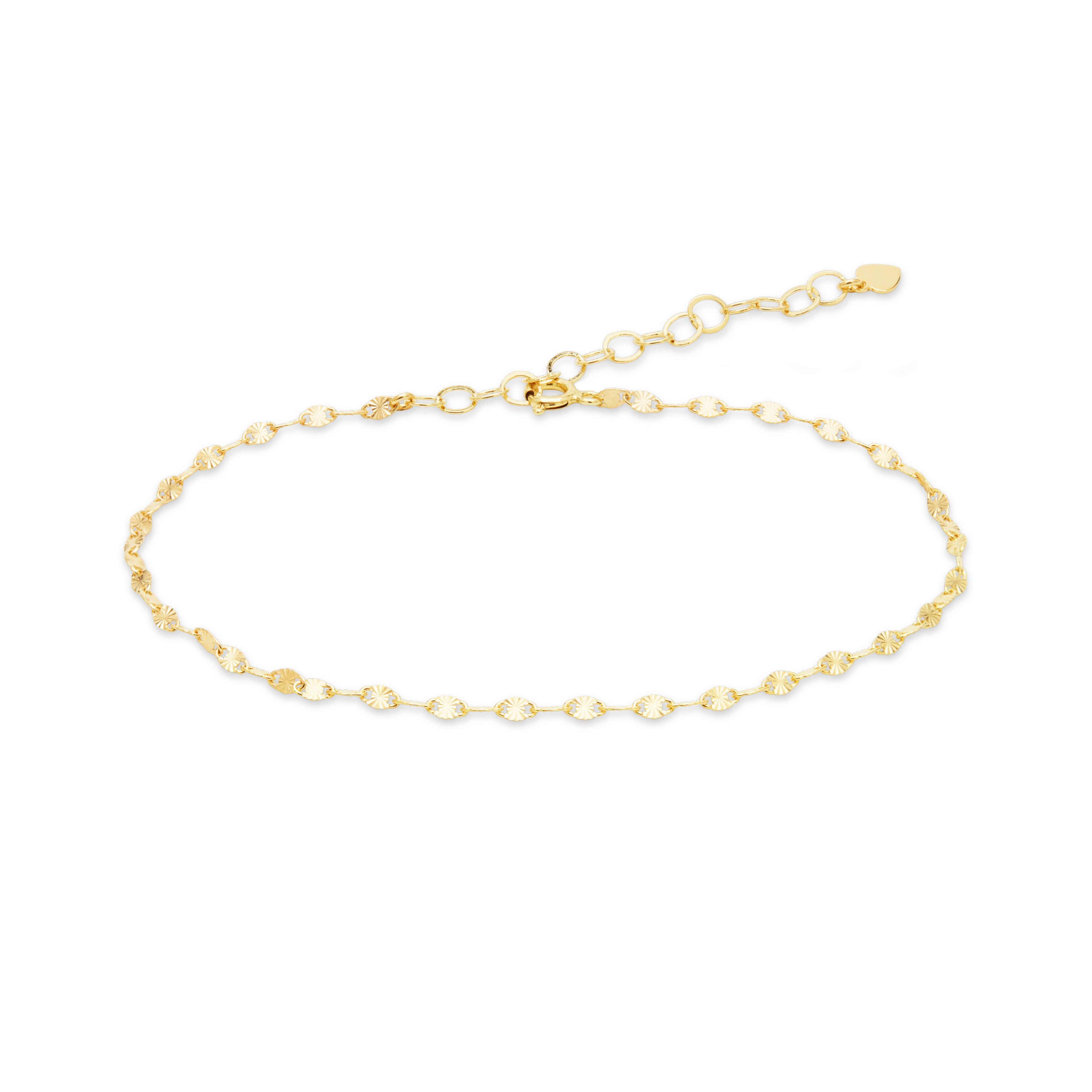 Fußkettchen gold mit Personalisierung