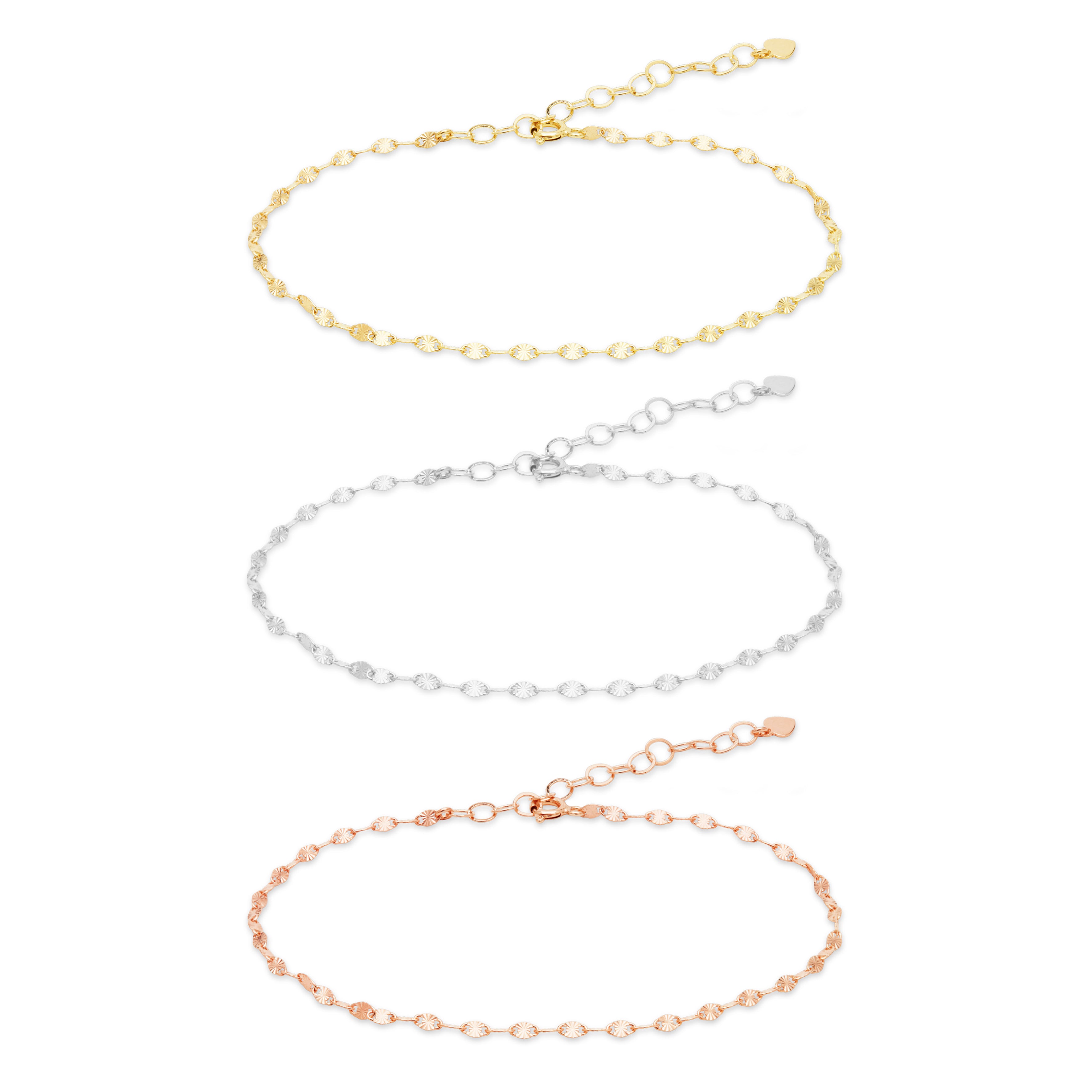 Fußkettchen gold mit Personalisierung