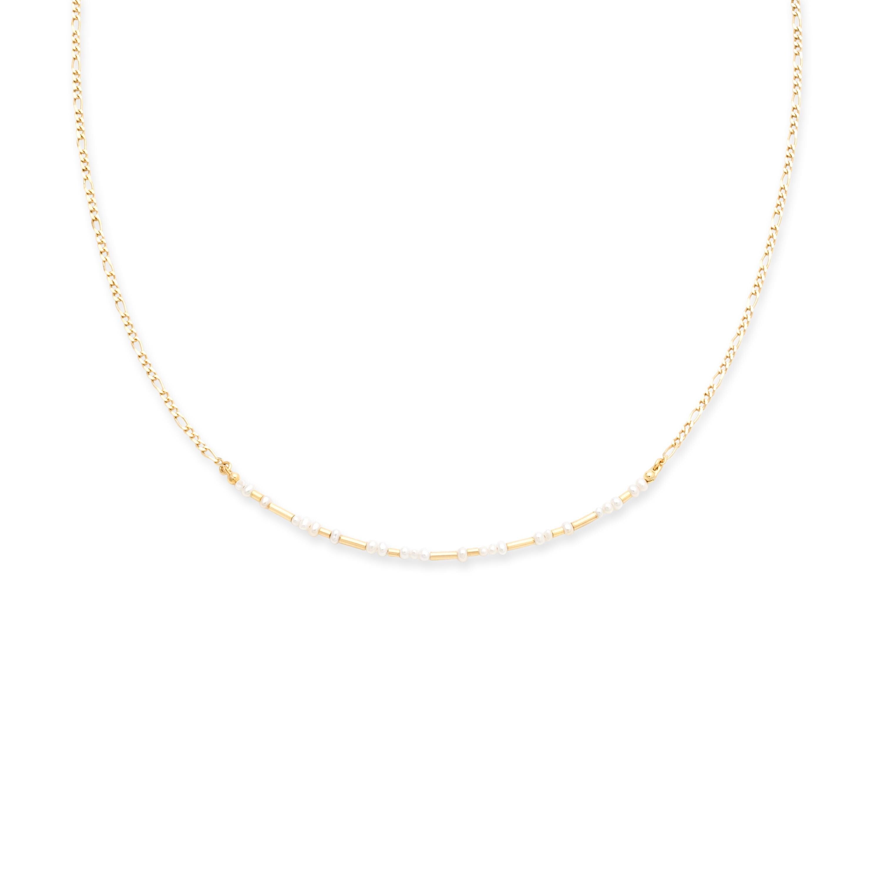 Brautkette mit optionaler Gravur aus 925er Silber (vergoldet), Geschenkidee zur Hochzeit, Brautschmuck