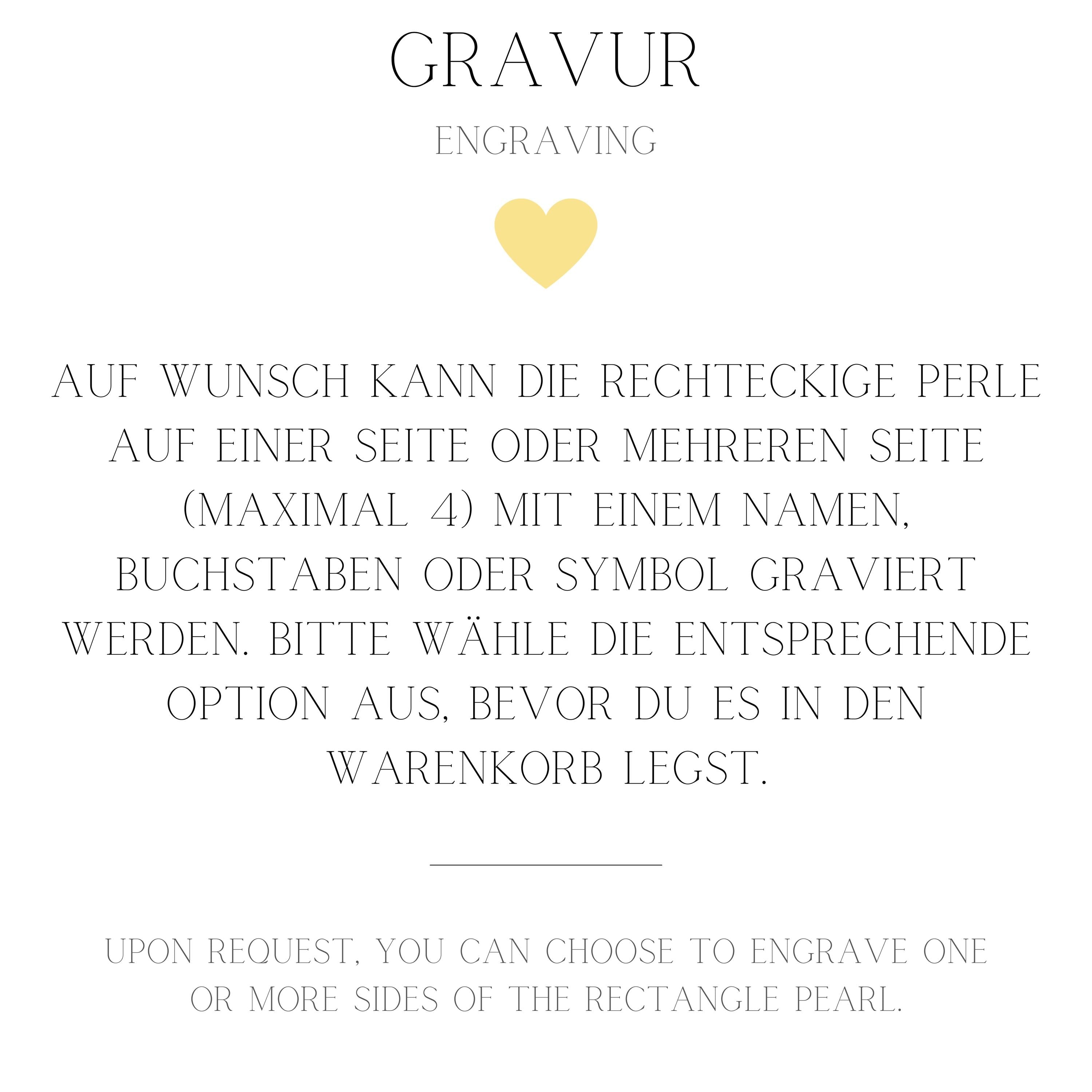 Personalisierbares Namensarmband und Familienarmband mit einer Gravur auf bis zu 4 Seiten - Geschenk zur Geburt, Babyparty & für Mamas