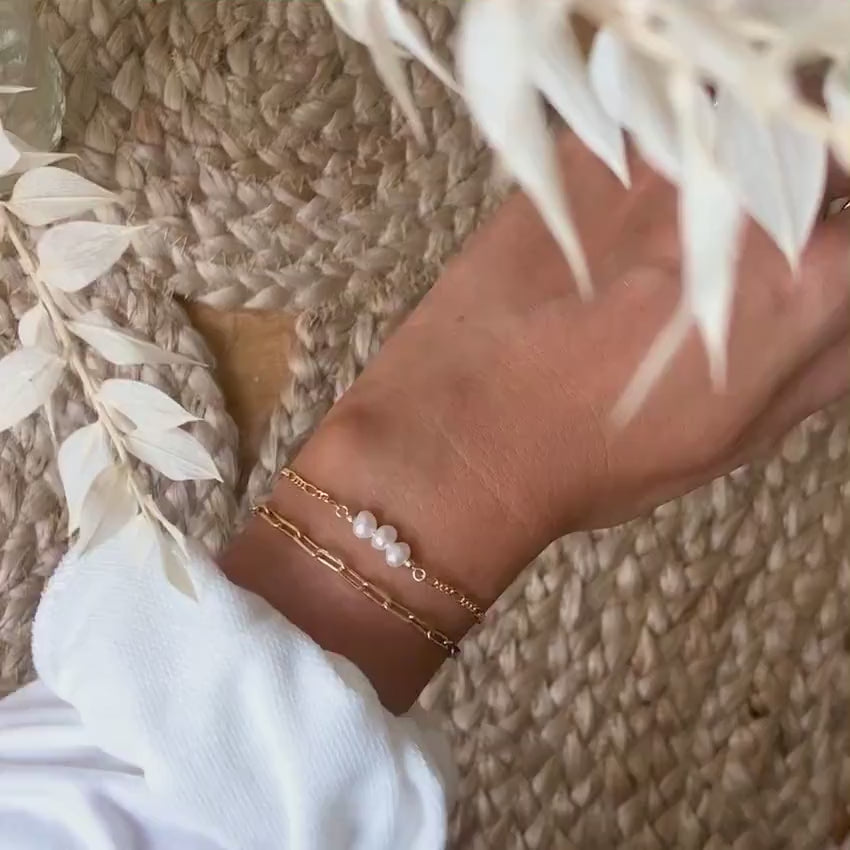 Armband Damen gold | Valentinstagsgeschenk für Freundin, Mama, Oma