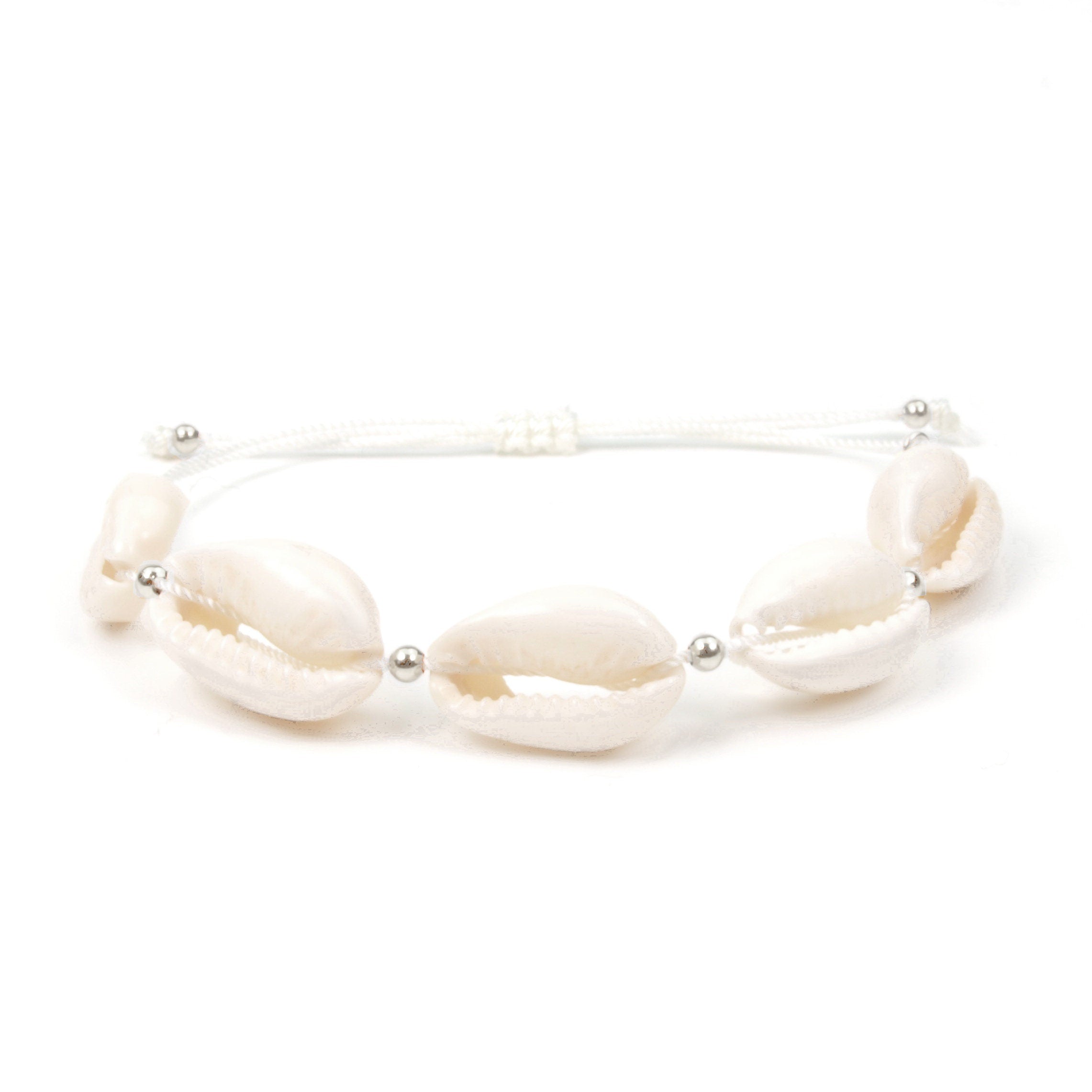 Kauri Muschelarmband gold, ideal für den Strand und Urlaub
