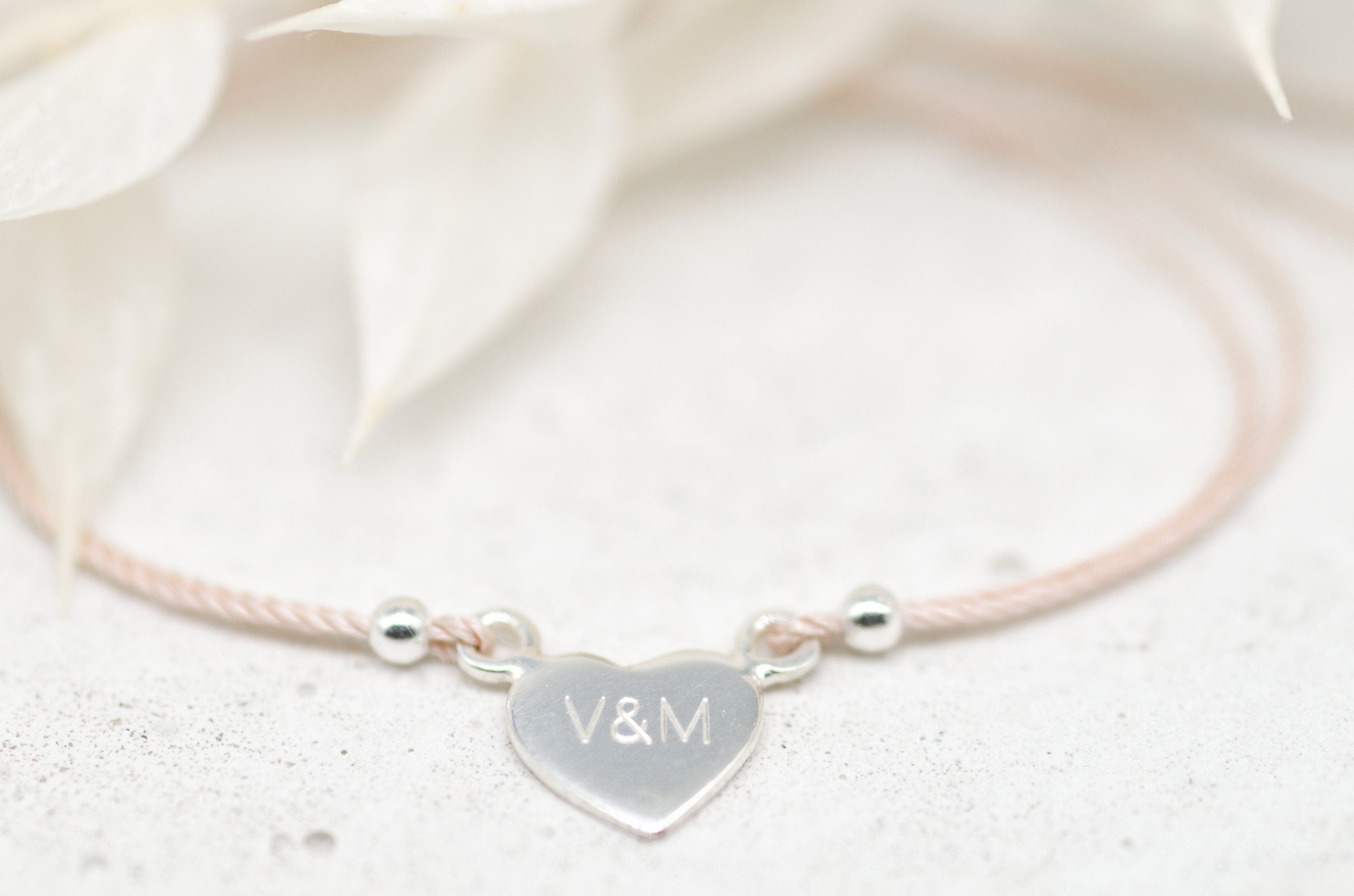 Filigranes Armband Silber mit Herz