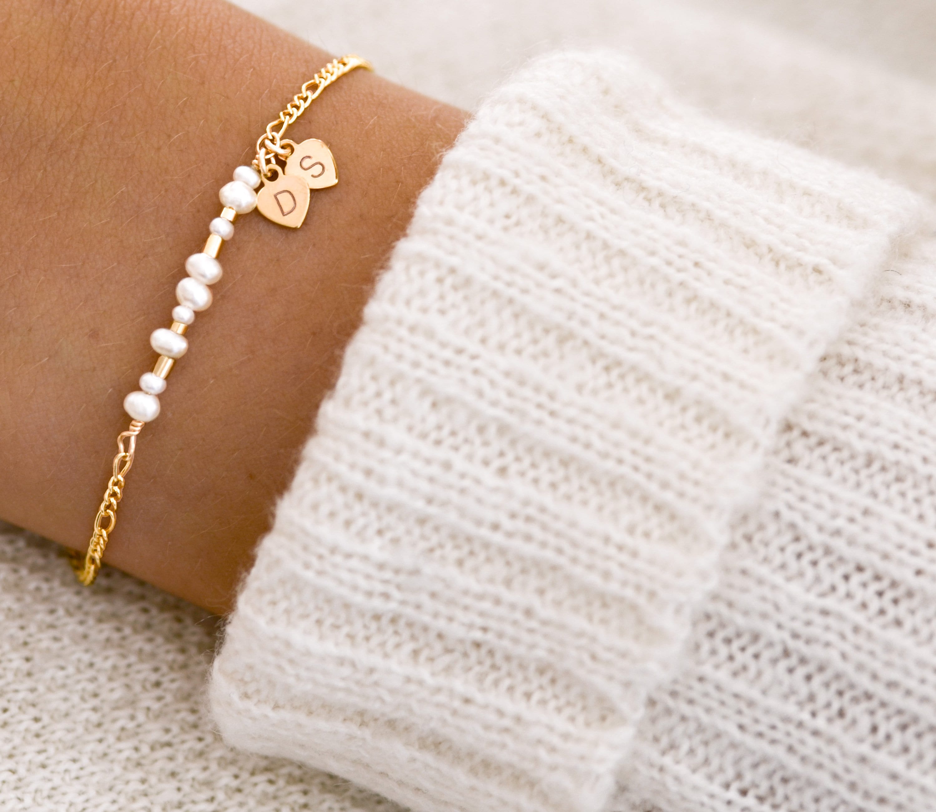 Bracelet personalized with pearls | Christmas presents | Gift maid of honor