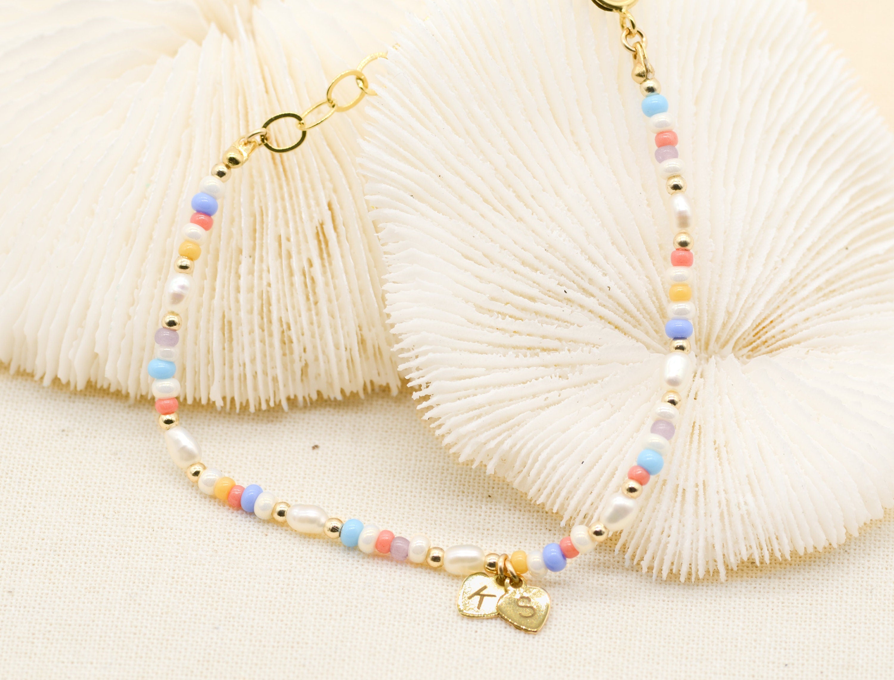 Colorful beaded bracelet personalized | Valentine's Day Gift for Women | friendship bracelet | Vevique Jewelry
