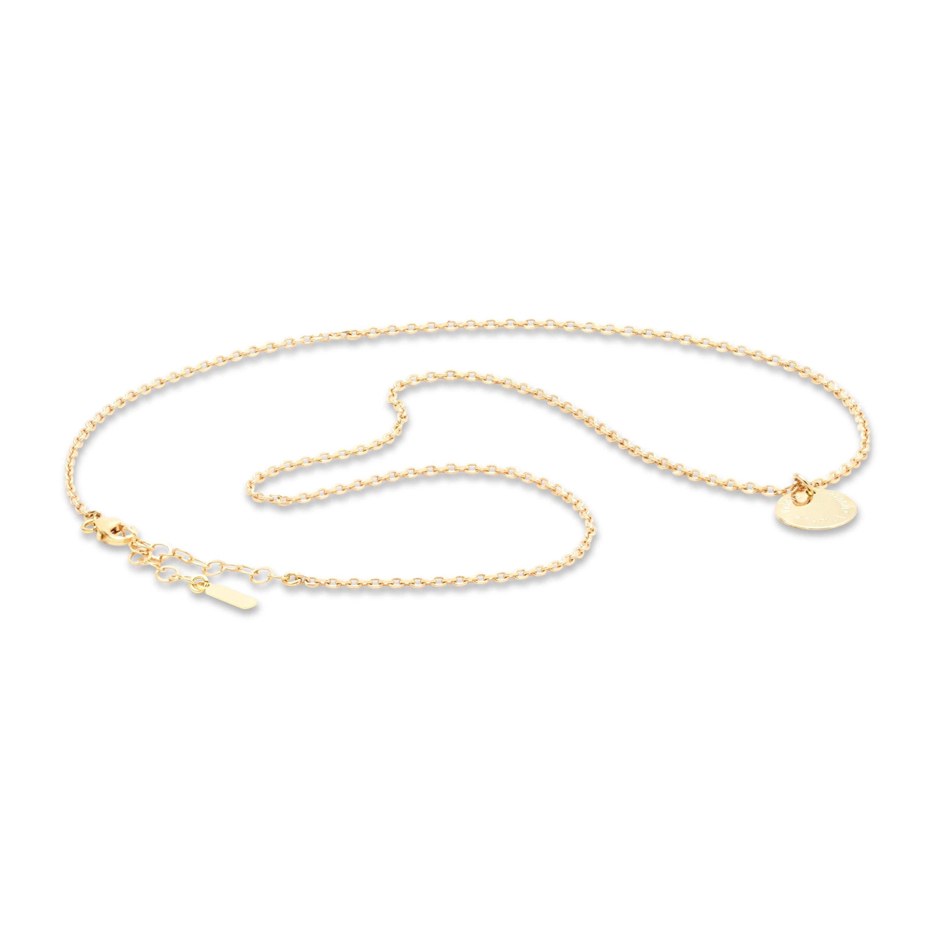 Personalisierte Kette mit Münzanhänger mit Gravur aus 925er Silber (vergoldet), Geschenkidee zu Weihnachten, Geburtstag und Hochzeit